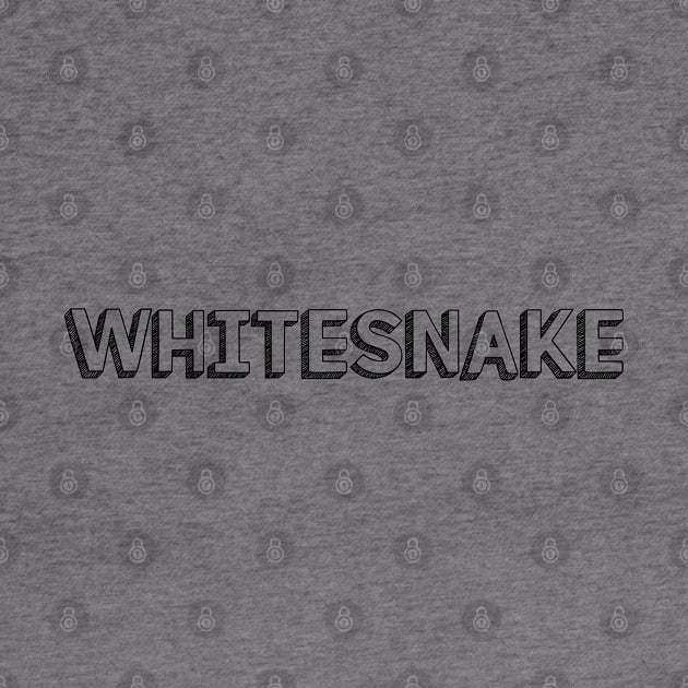 Whitesnake <//> Typography Design by Aqumoet